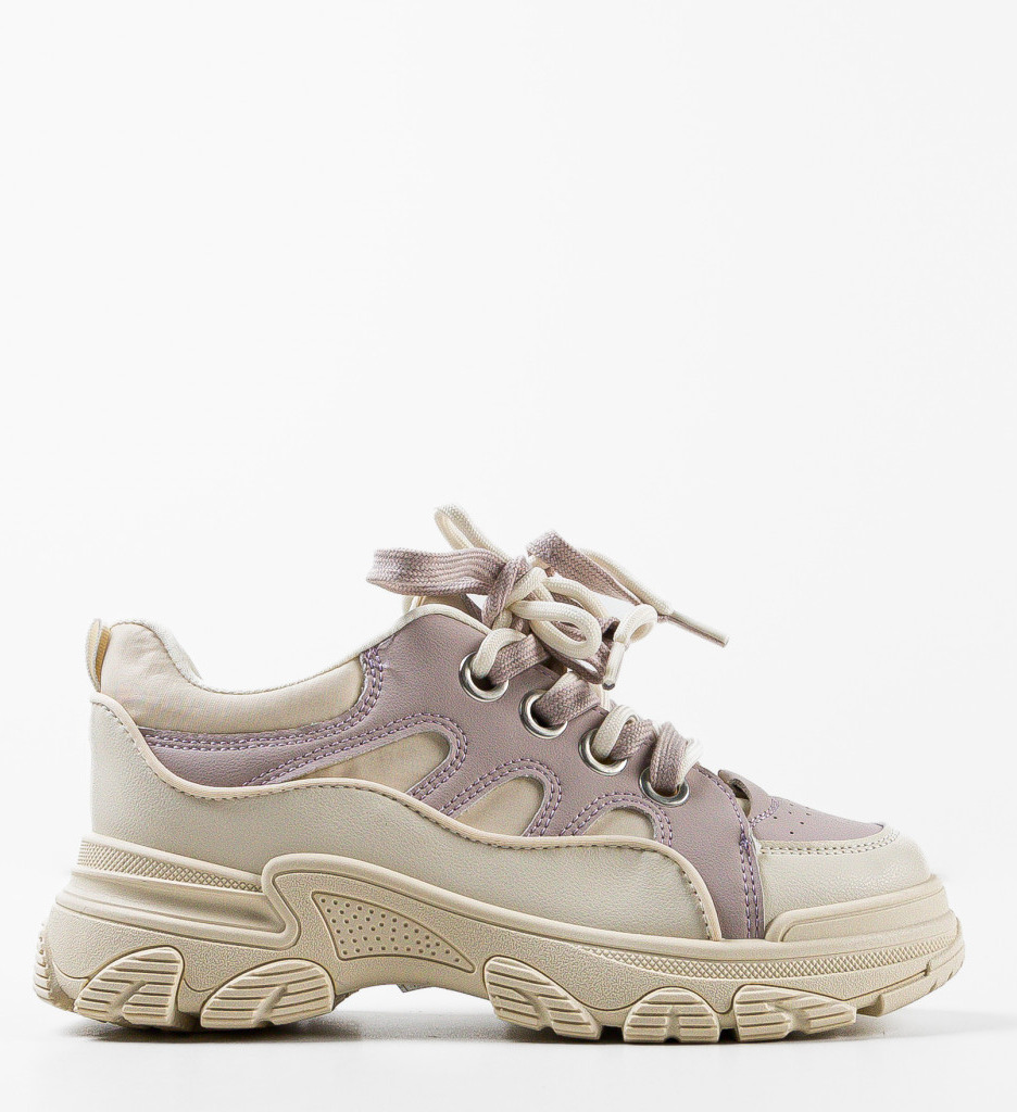 Sneakers dama Stuart Bej - 3 | YEO