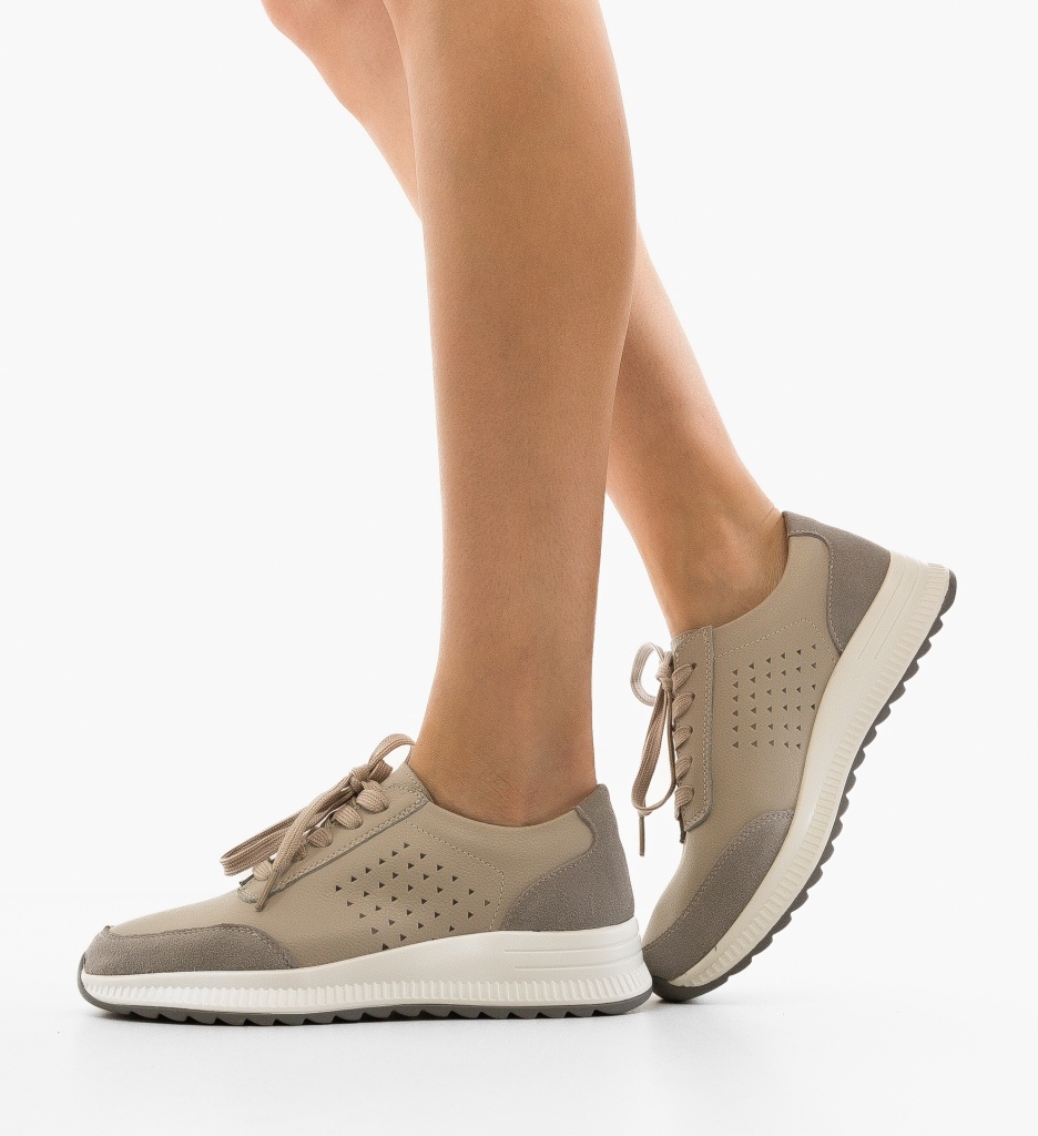 Sneakers dama Trybary Gri - 1 | YEO