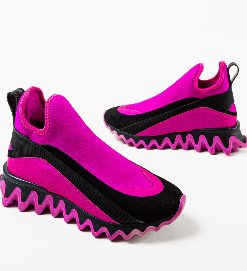 Sneakers dama Xiomara Fuchsia - 3 | YEO