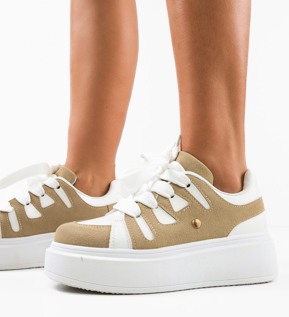 Sneakers dama Zohai Khaki