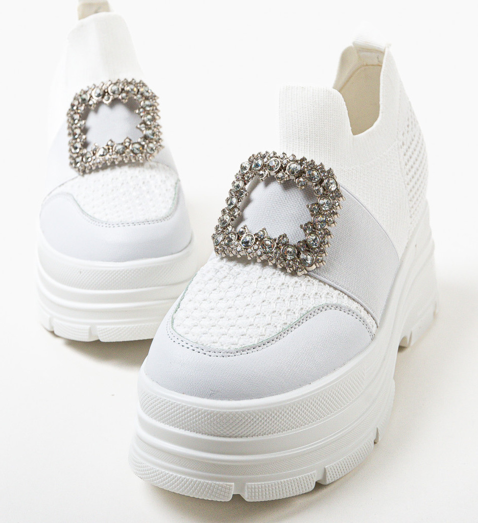 Sneakers dama Zunzet Albe - 5 | YEO