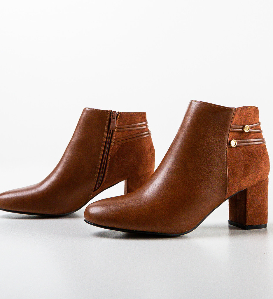 Botine dama Arabella Camel - 4 | YEO