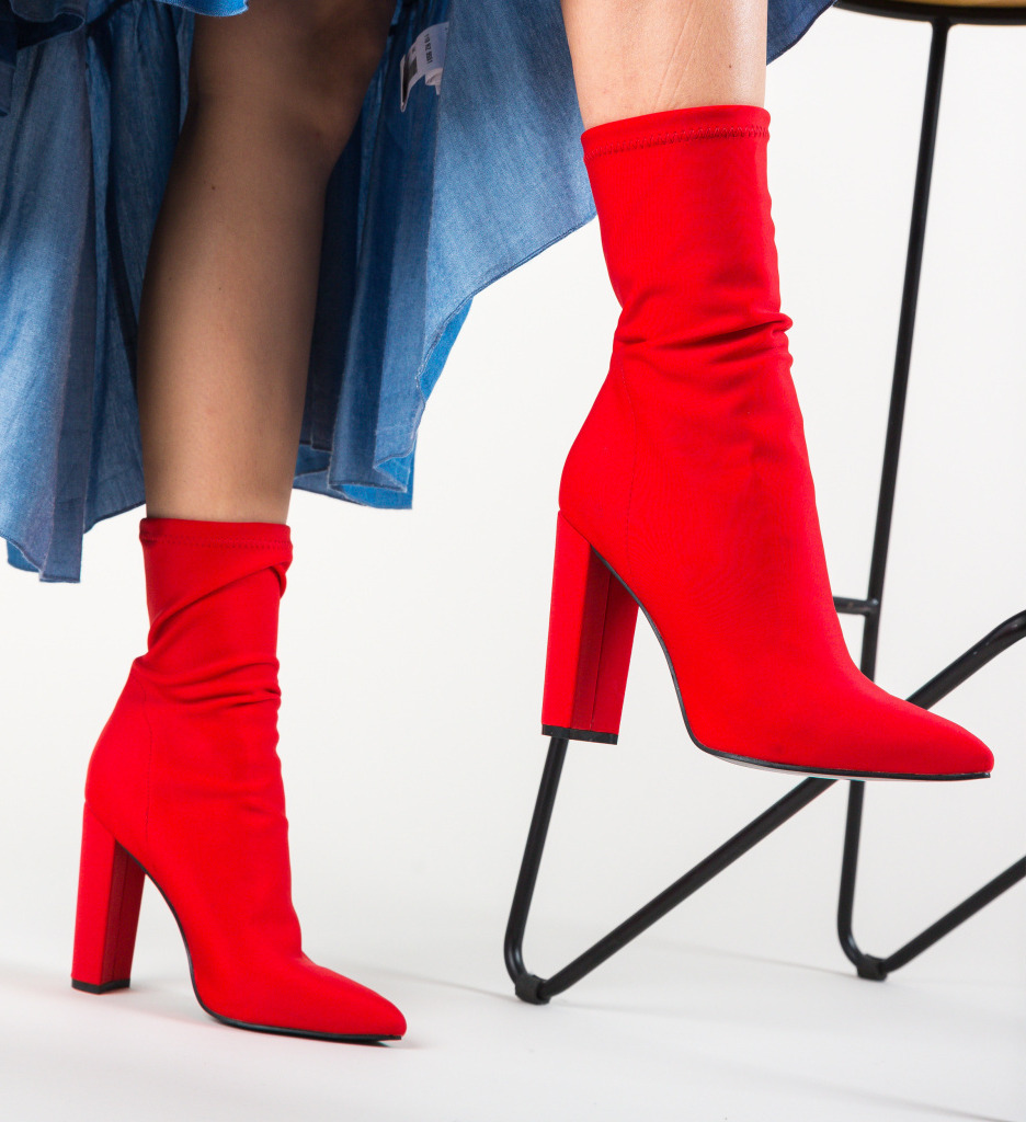 Botine dama Beuf Rosii - 3 | YEO