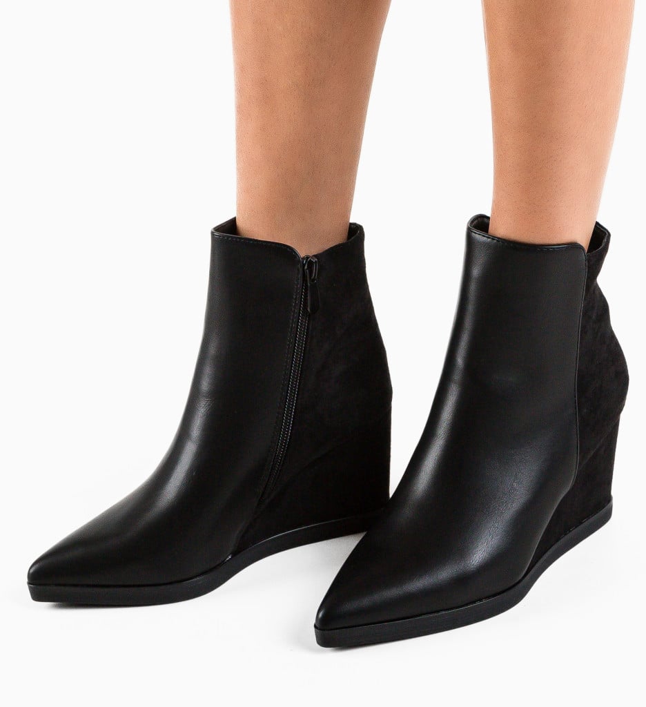 Botine dama Bray Negre - 3 | YEO