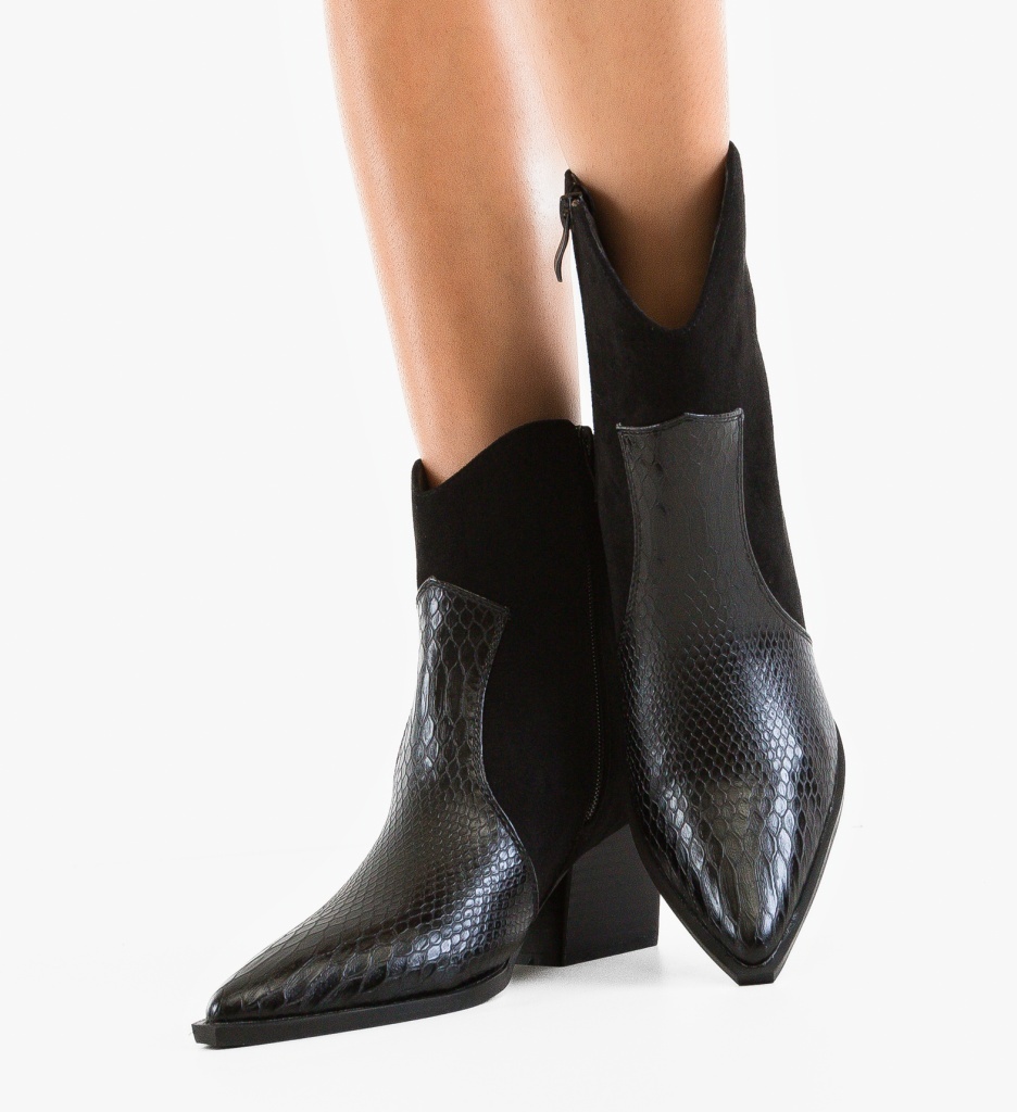Botine dama Brebly Negre - 3 | YEO