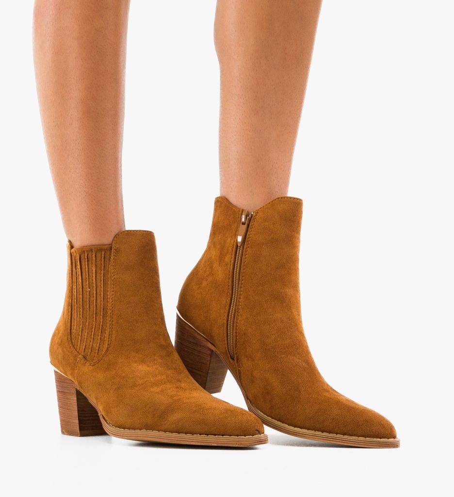 Botine dama Delgado Camel - 1 | YEO