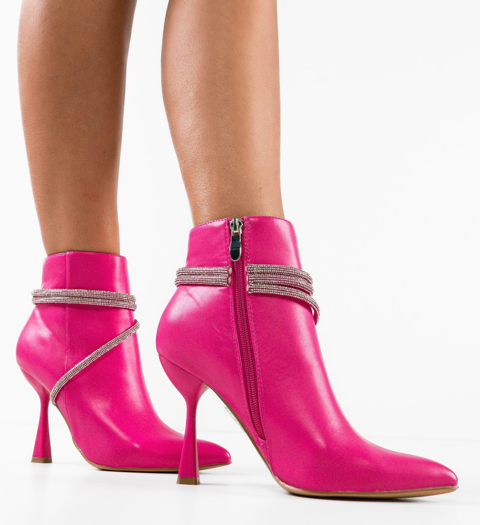 Botine dama Dixon Fuchsia - 3 | YEO