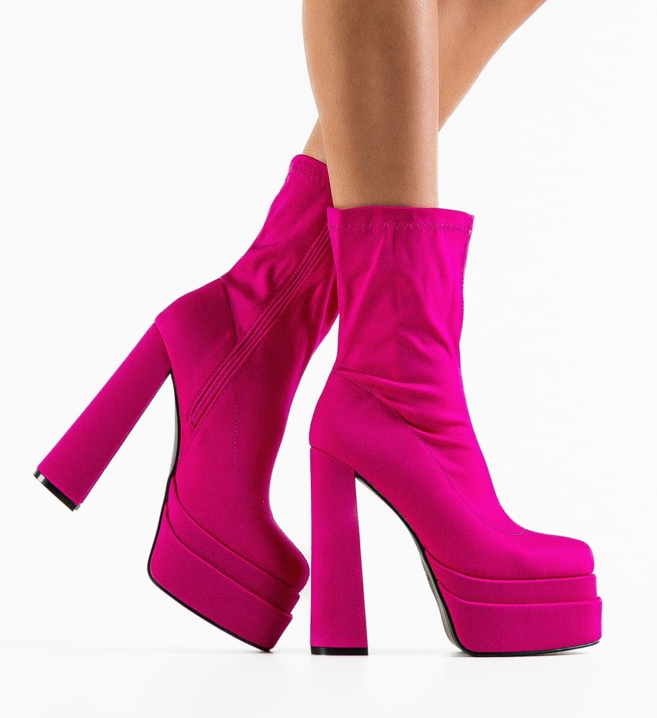 Botine dama Fumnan Fuchsia