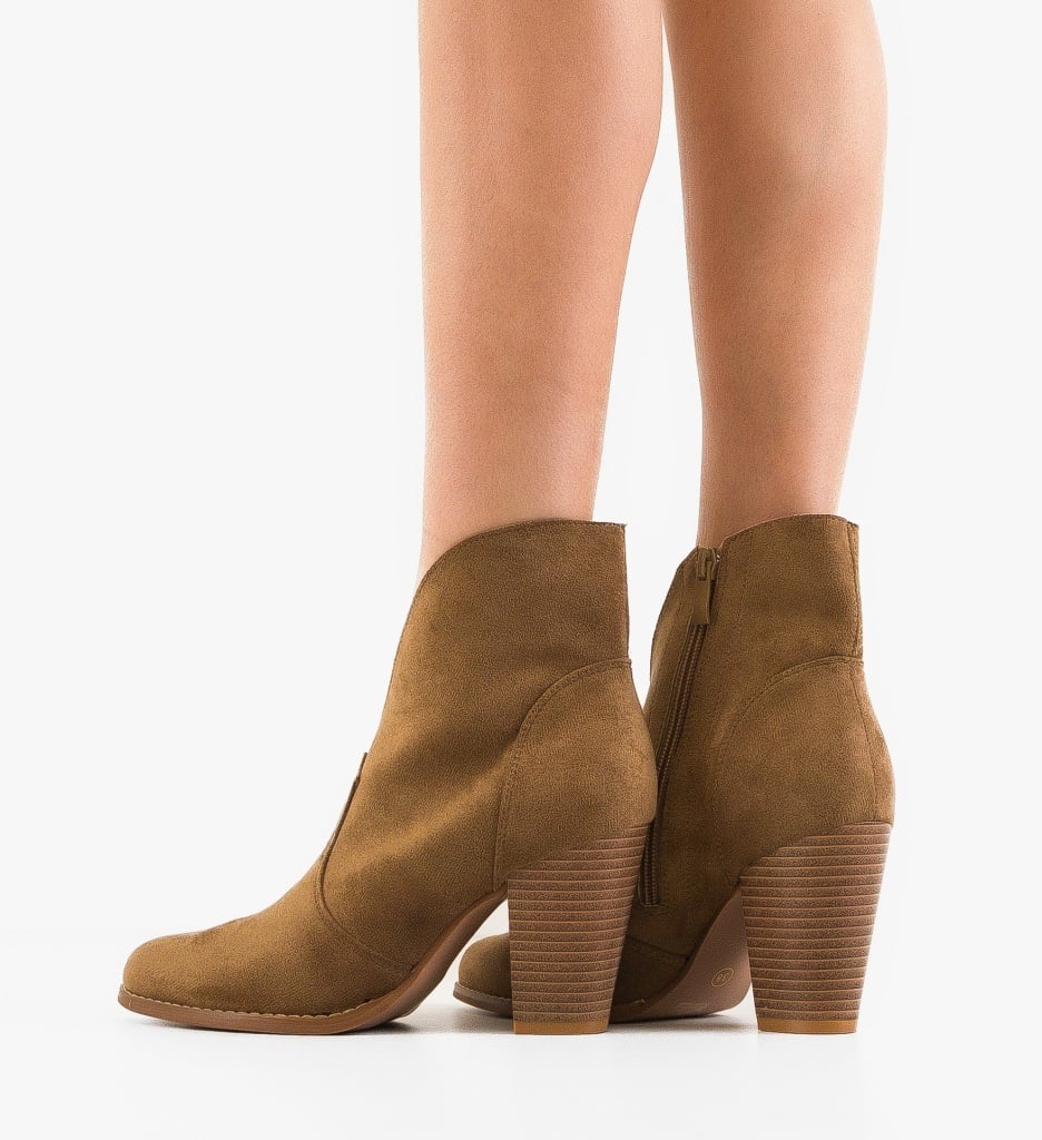 Botine dama Grace Khaki - 1 | YEO