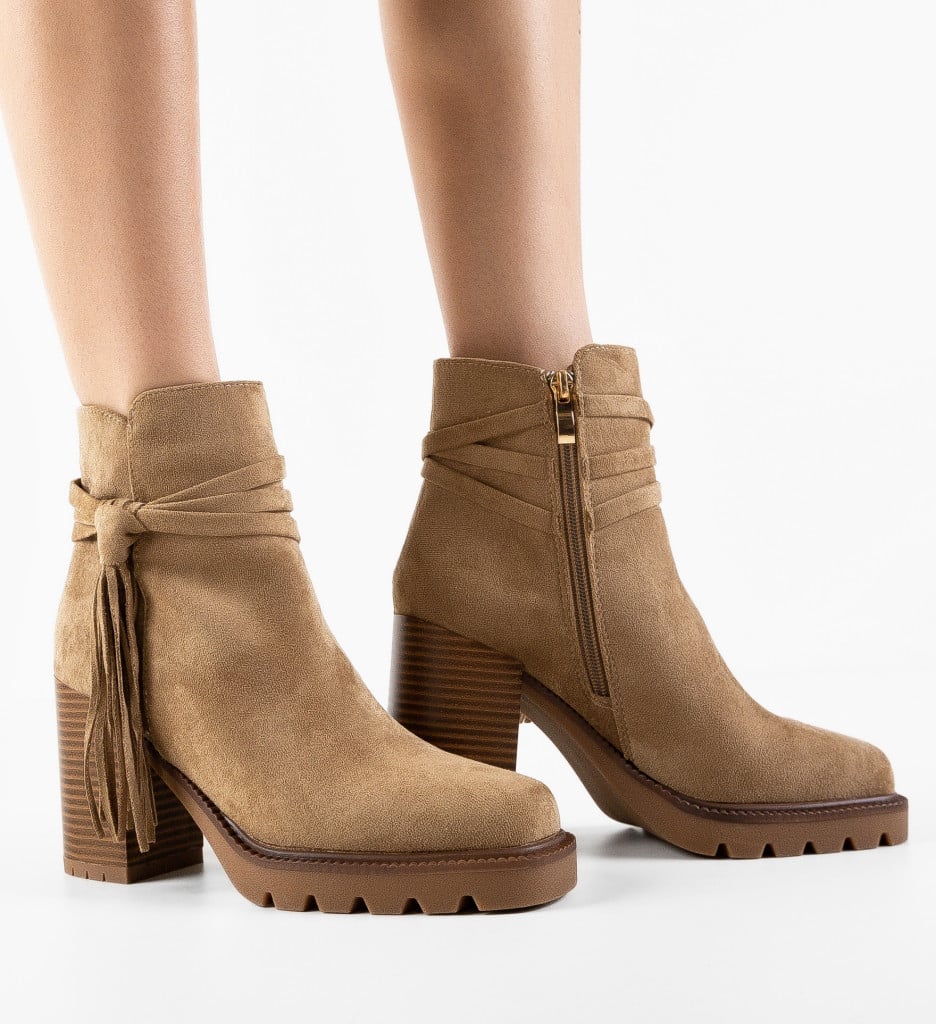 Botine dama Graps Khaki - 4 | YEO