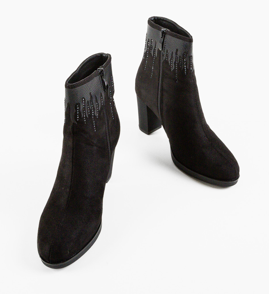 Botine dama Hajuna Negre - 5 | YEO