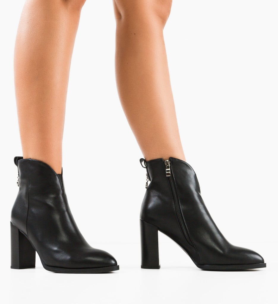 Botine dama Hanlanaze Negre - 2 | YEO