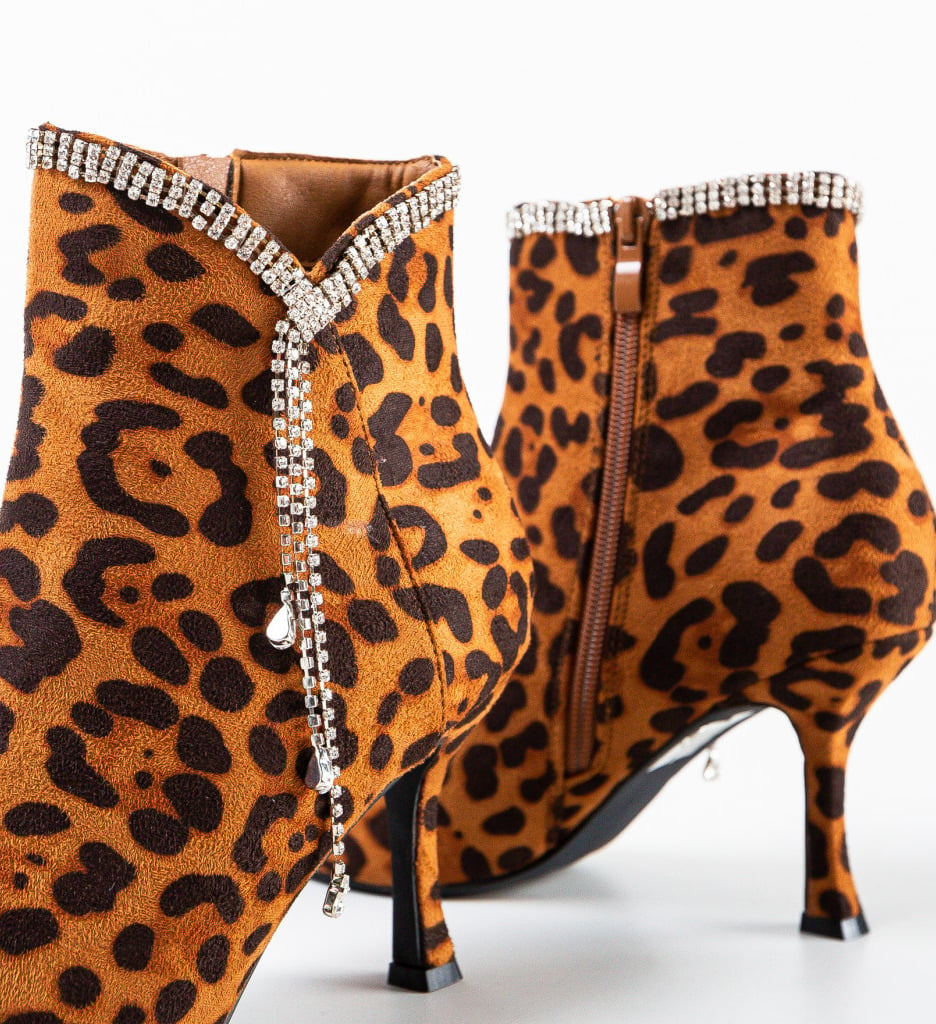 Botine dama Herring Animal Print - 2 | YEO