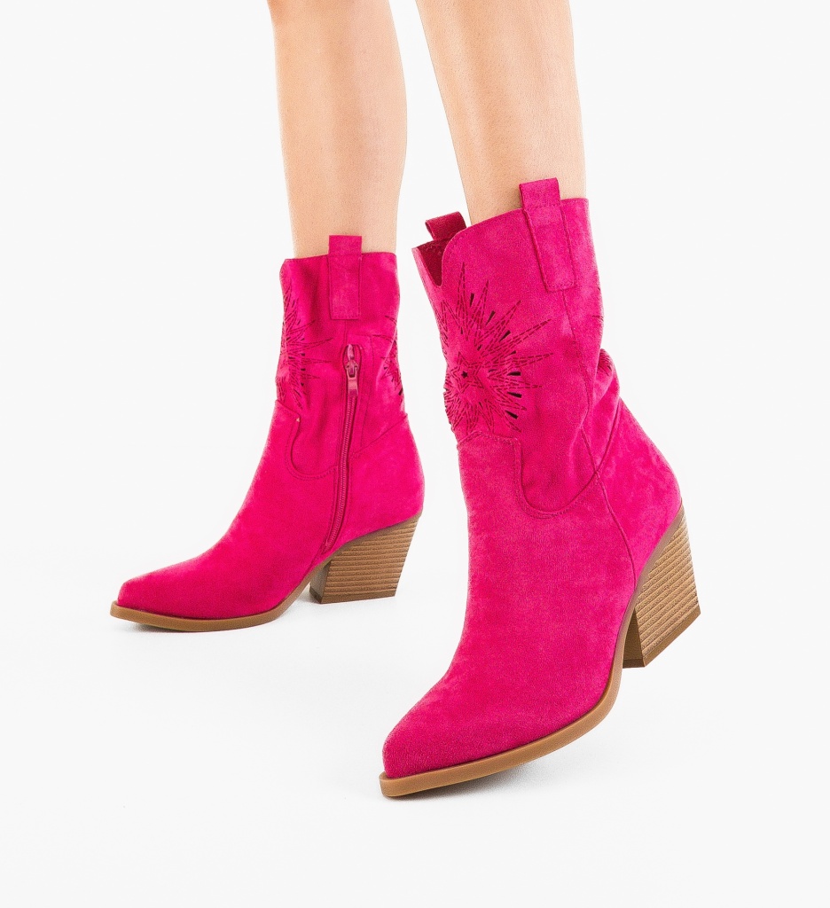 Botine dama Iwan Fuchsia - 1 | YEO