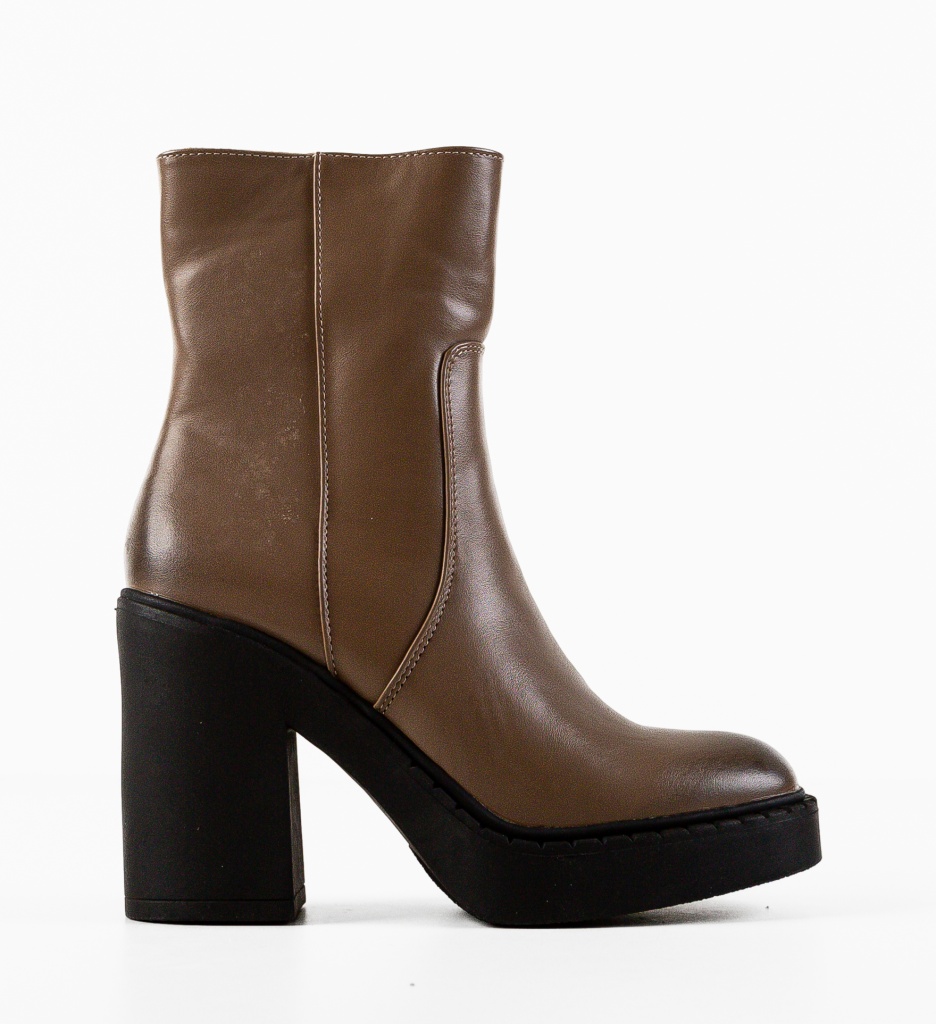 Botine dama Justice Khaki - 3 | YEO