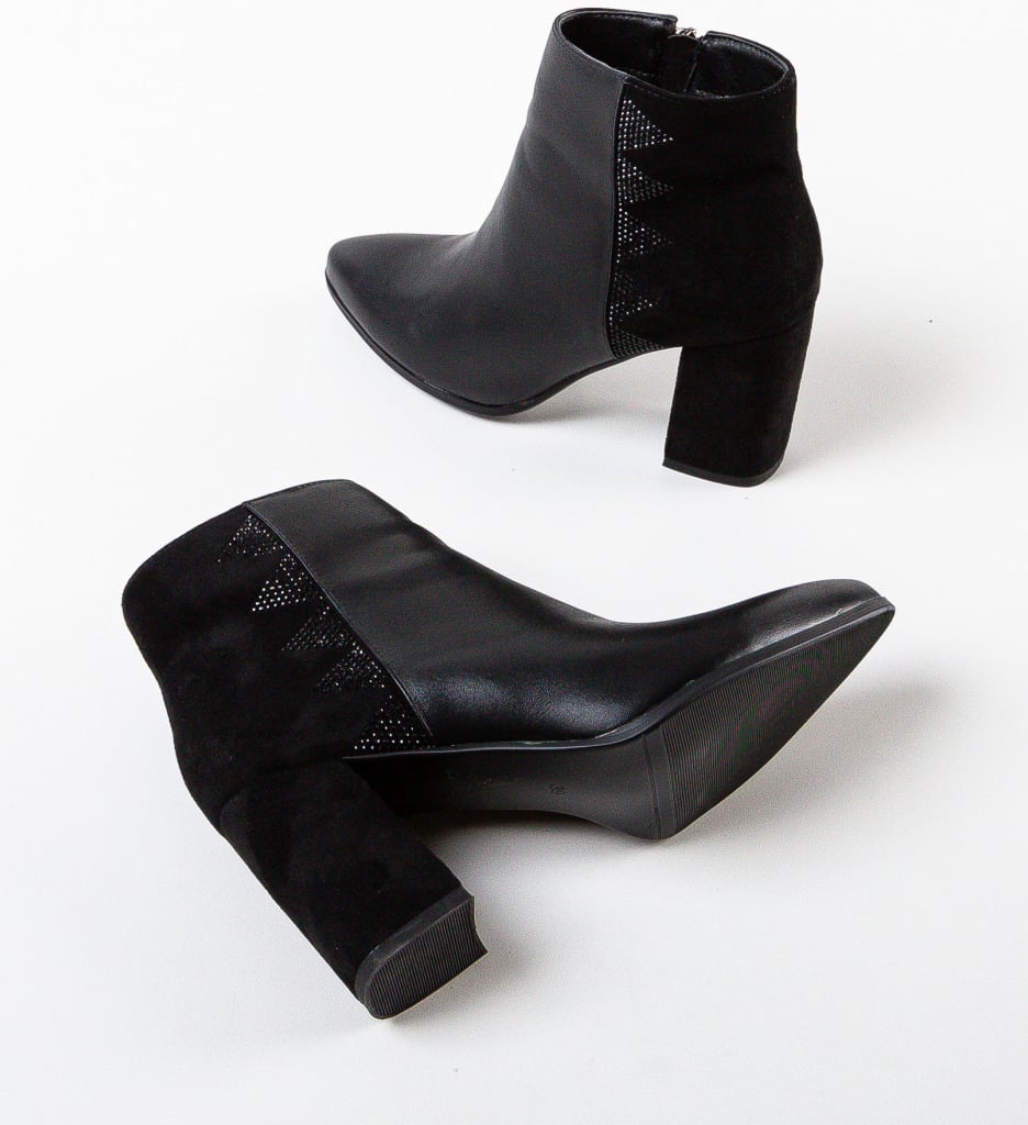 Botine dama Kamal Negre - 5 | YEO