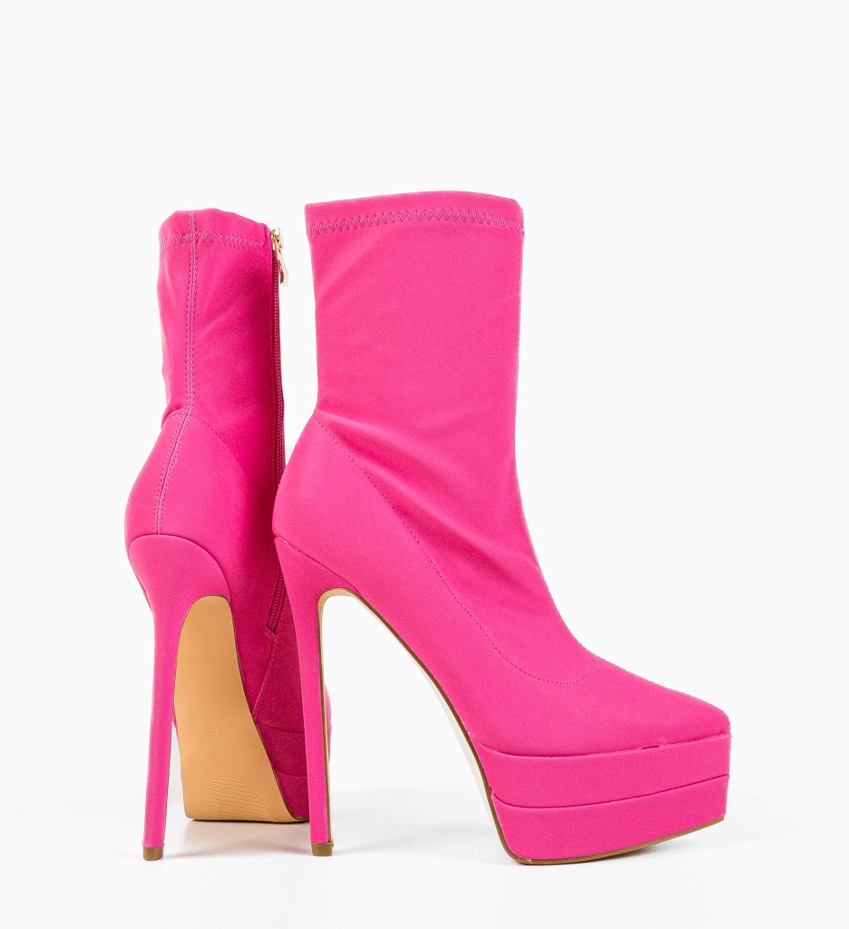 Botine dama Kato Fuchsia - 5 | YEO