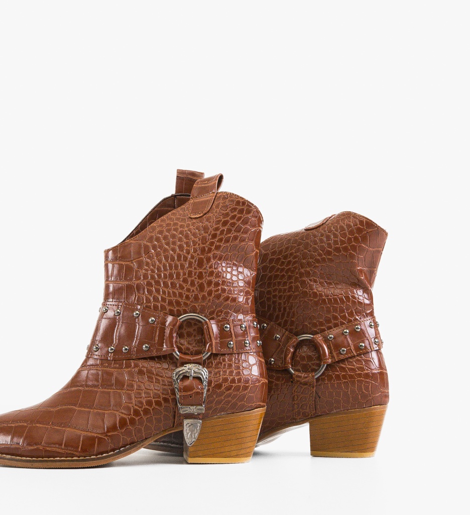 Botine dama Kerko Camel - 5 | YEO