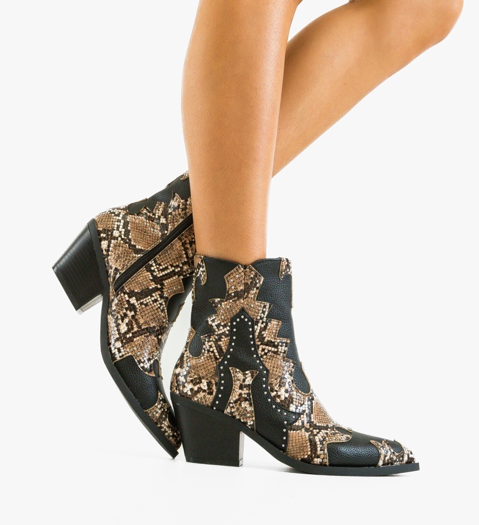 Botine dama Ketek Khaki - 4 | YEO