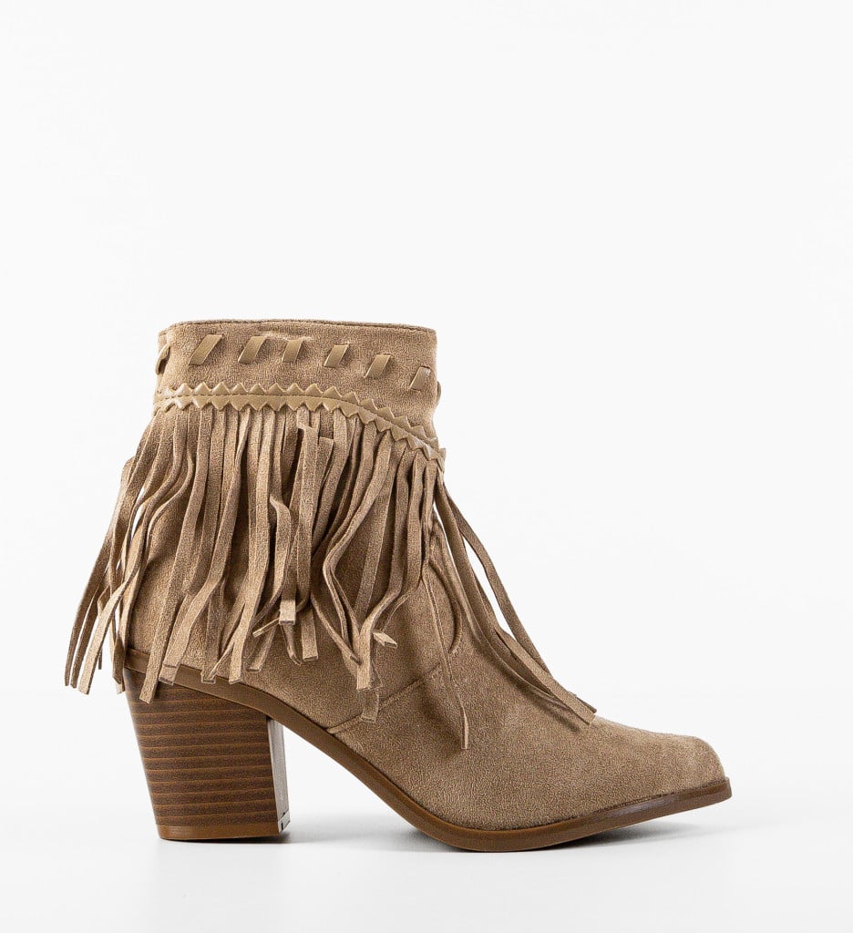 Botine dama Kunzit Khaki - 3 | YEO