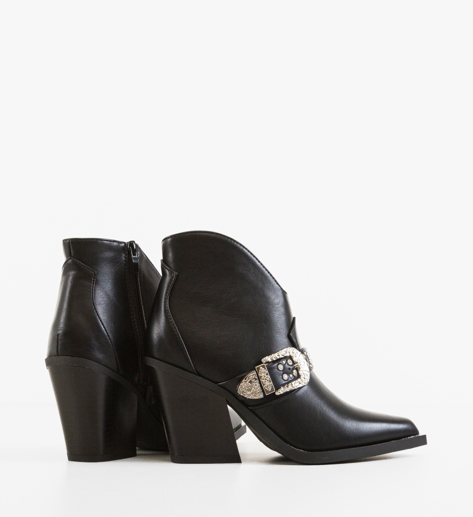 Botine dama Leigh Negre - 3 | YEO