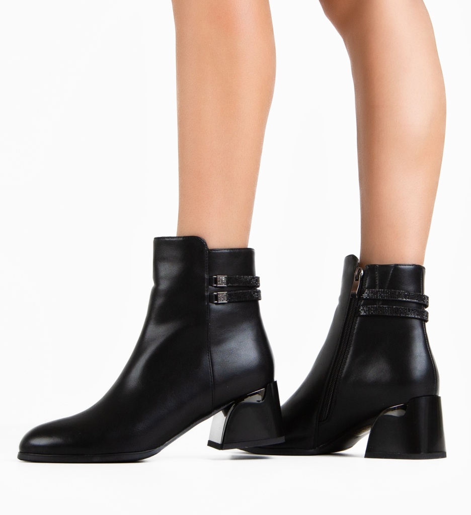 Botine dama Leleka Negre - 2 | YEO