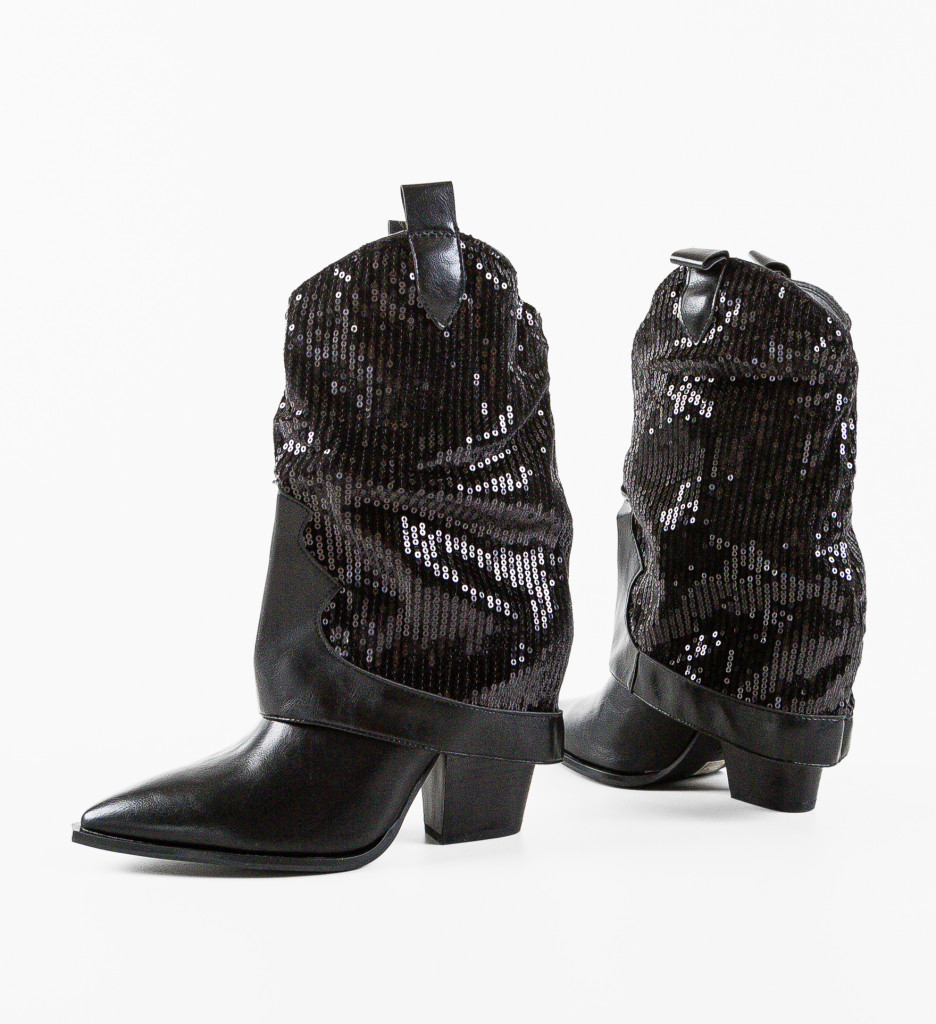 Botine dama Lizot Negre - 5 | YEO