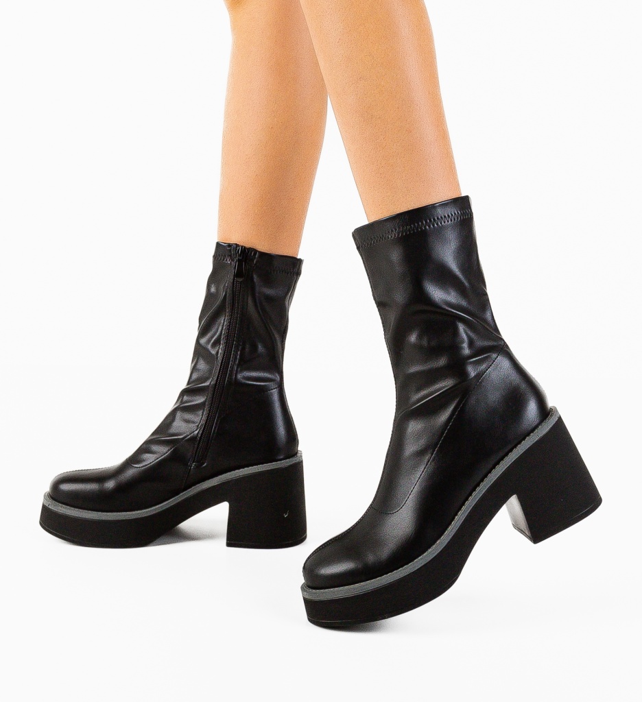 Botine dama Naom Negre - 1 | YEO