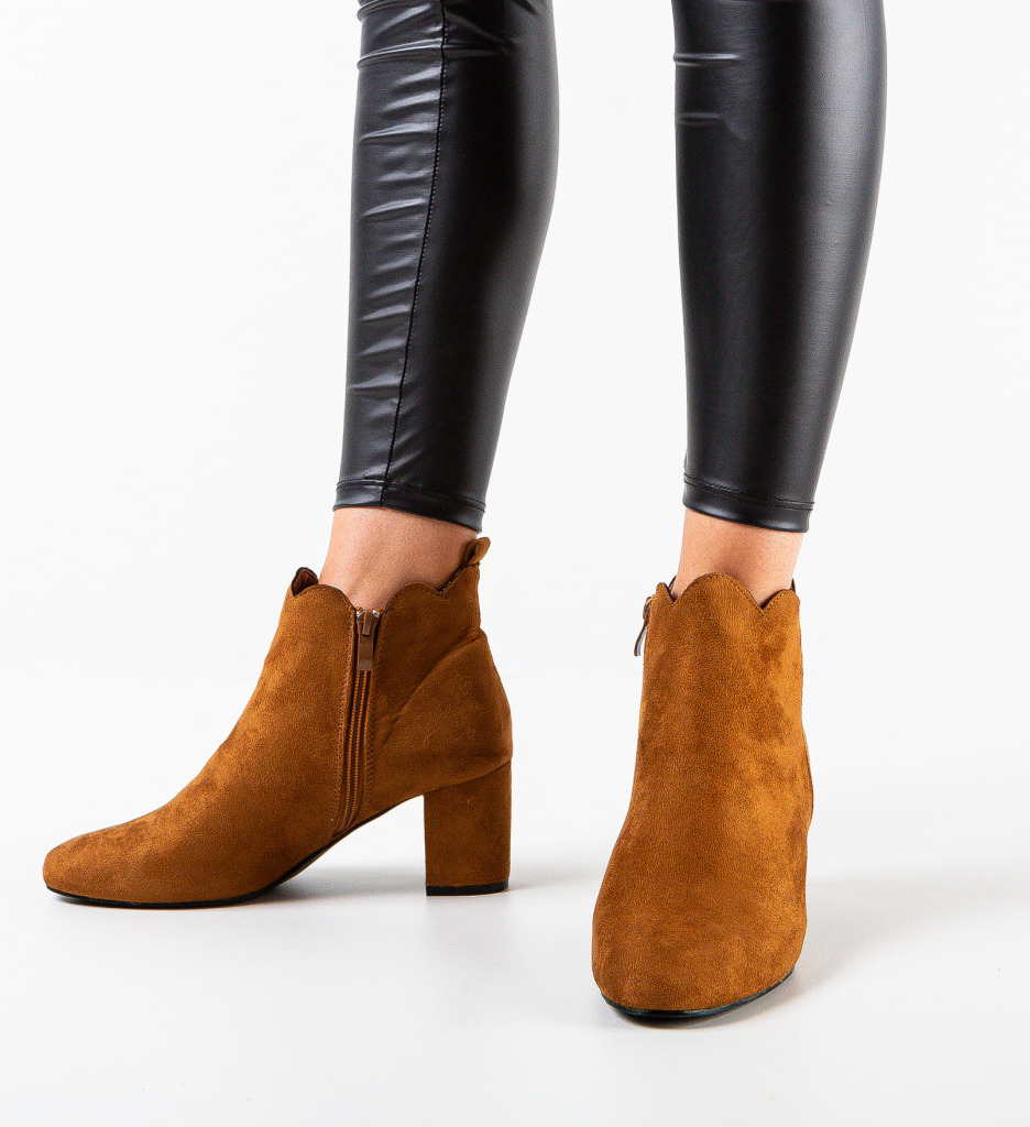 Botine dama Navarro Camel - 2 | YEO