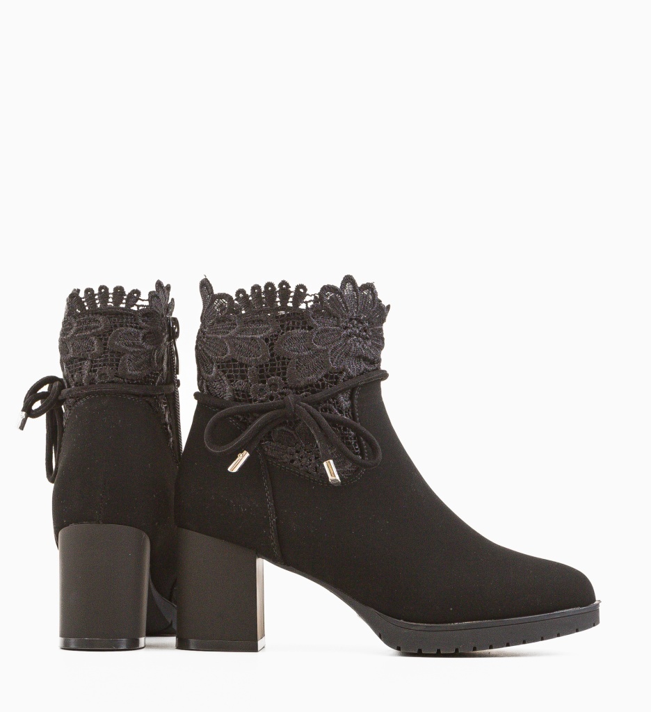 Botine dama Nelnel Negre - 3 | YEO