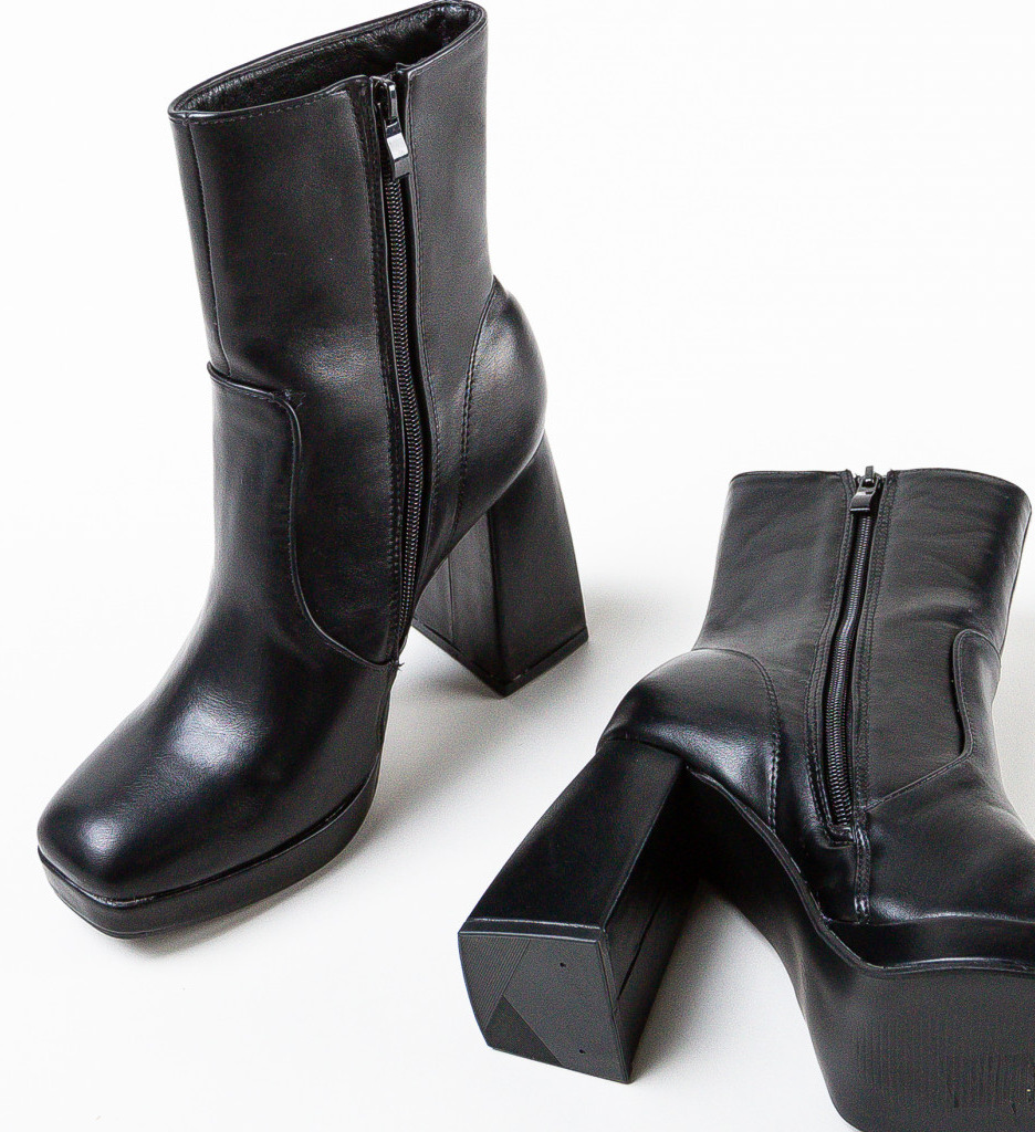 Botine dama Owais Negre - 5 | YEO