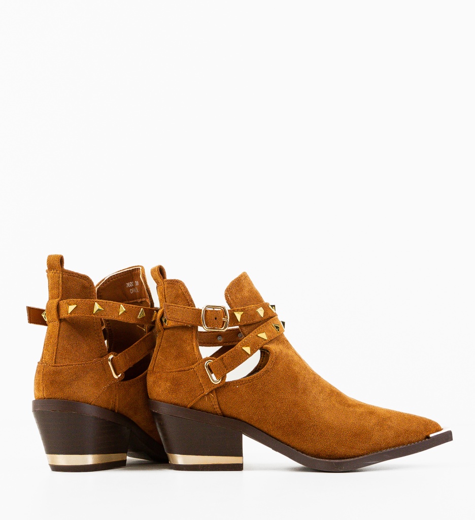 Botine dama Qamar Camel - 3 | YEO