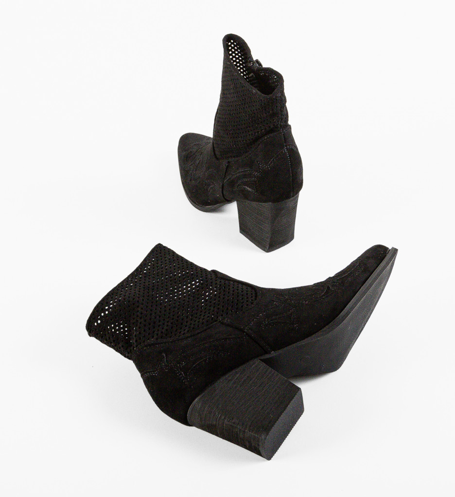 Botine dama Unoqua Negre - 4 | YEO