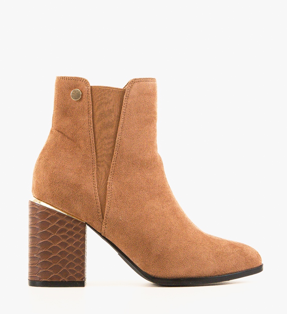 Botine dama Ynny Camel - 2 | YEO