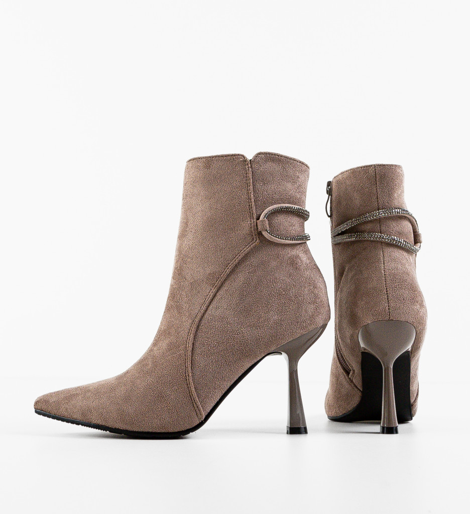 Botine dama Youse Khaki - 2 | YEO