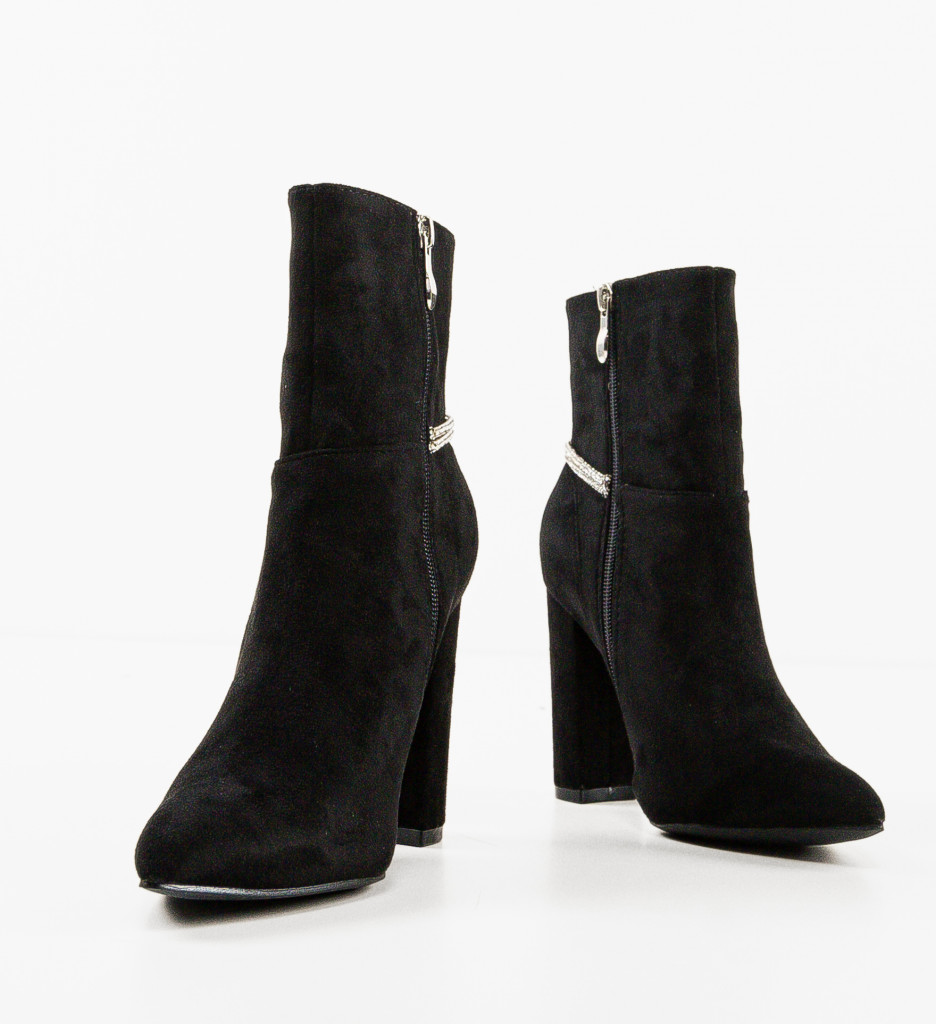 Botine dama Zaire Negre - 4 | YEO