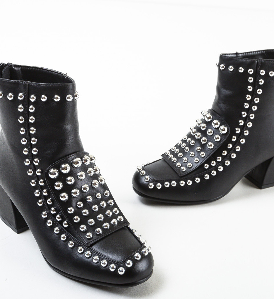 Botine Mcclain Negre - 6 | YEO