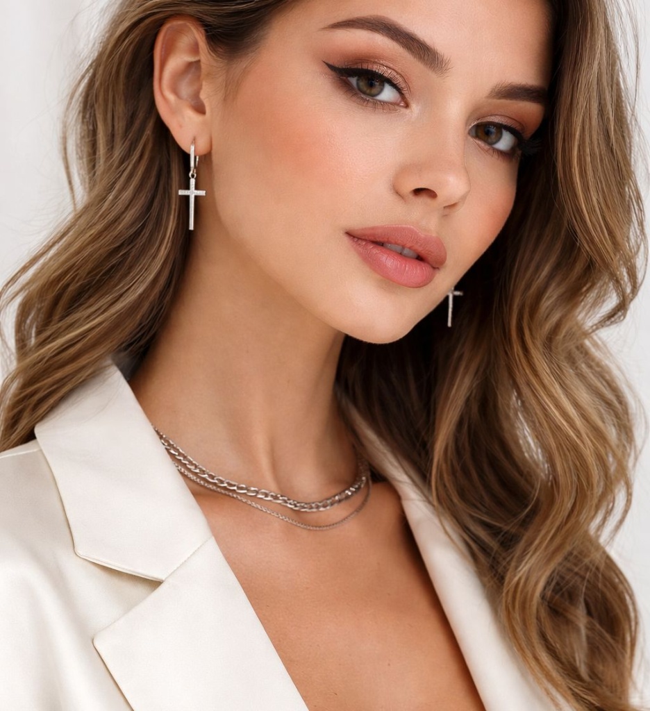 Cercei Crux Argintii