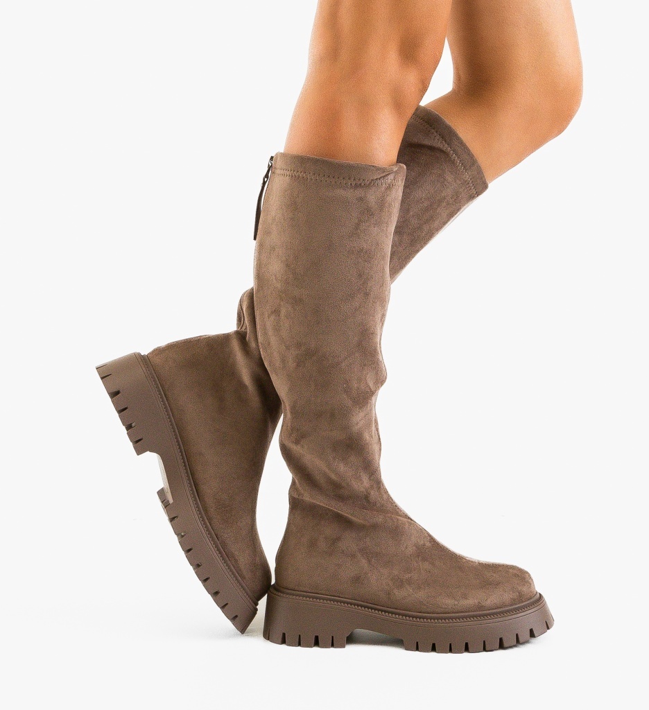 Cizme dama Karla Khaki