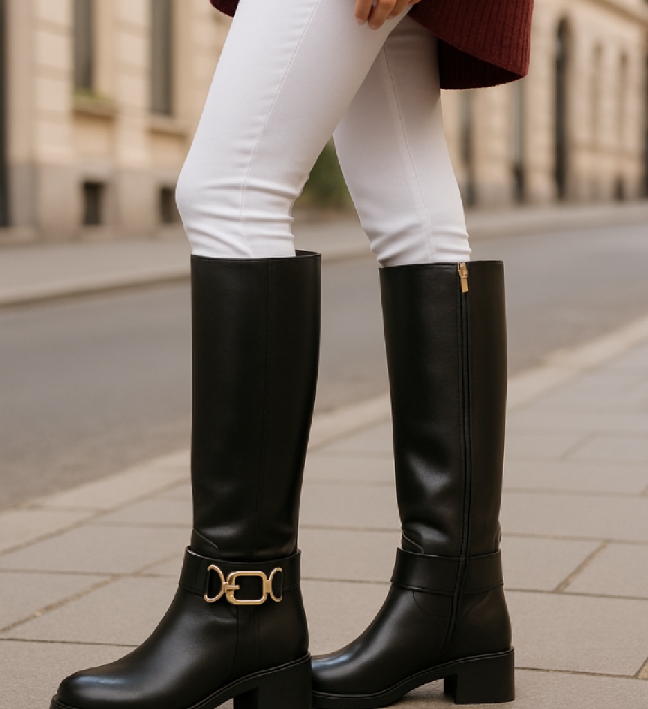 Cizme dama Kurtis Negre