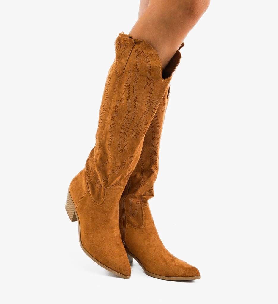 Cizme dama Novograd Camel - 1 | YEO