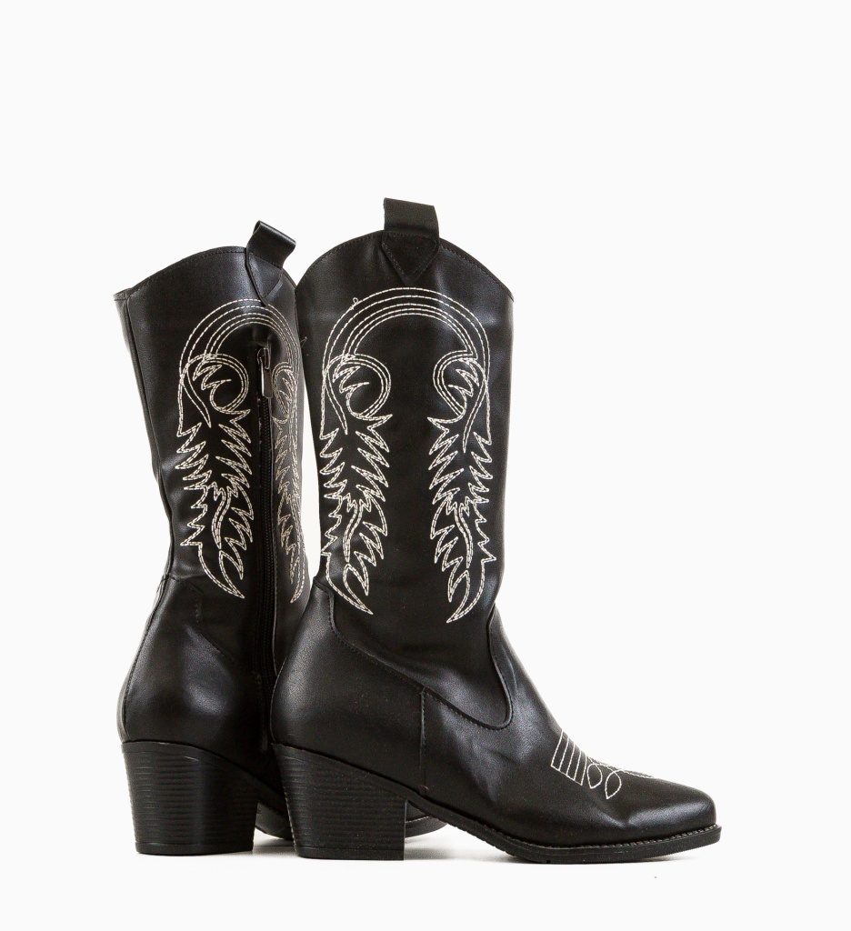 Poze Cizme dama Payne Negre depurtat.ro 