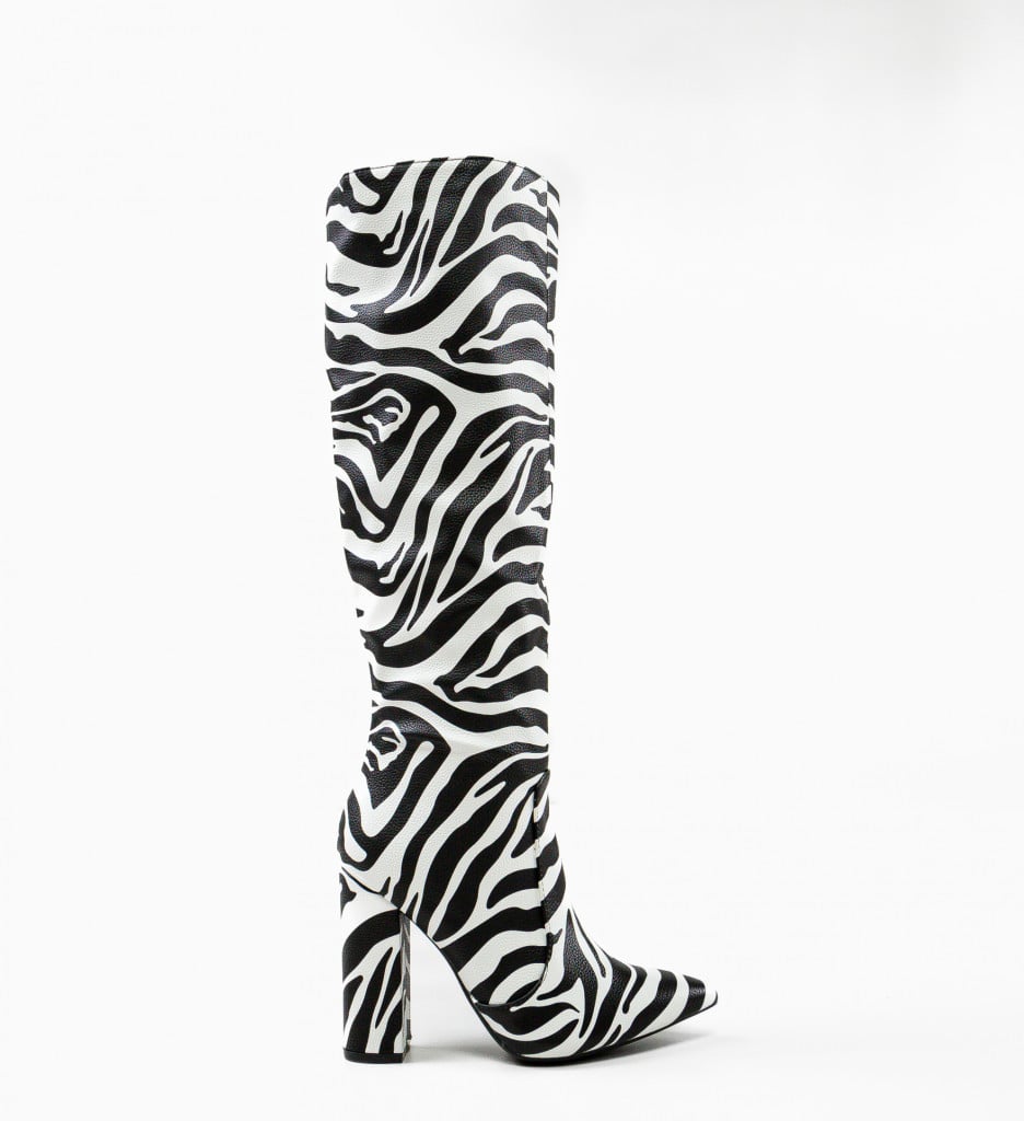 Cizme dama Pheme Zebra - 4 | YEO