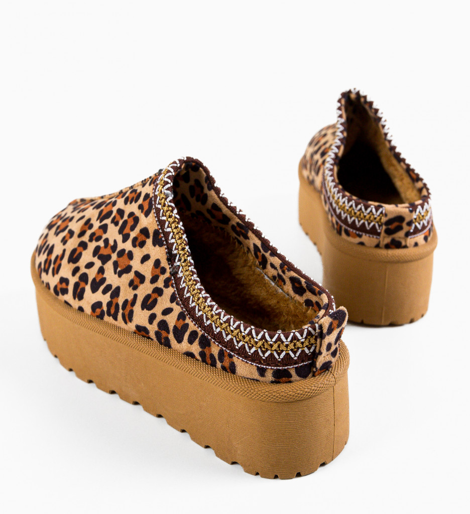 Cizme tip Ug Hamzaro Animal Print - 4 | YEO