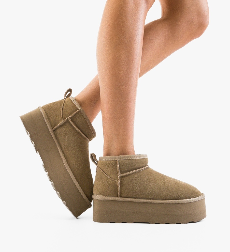 Cizme tip Ug Zayne Khaki - 1 | YEO