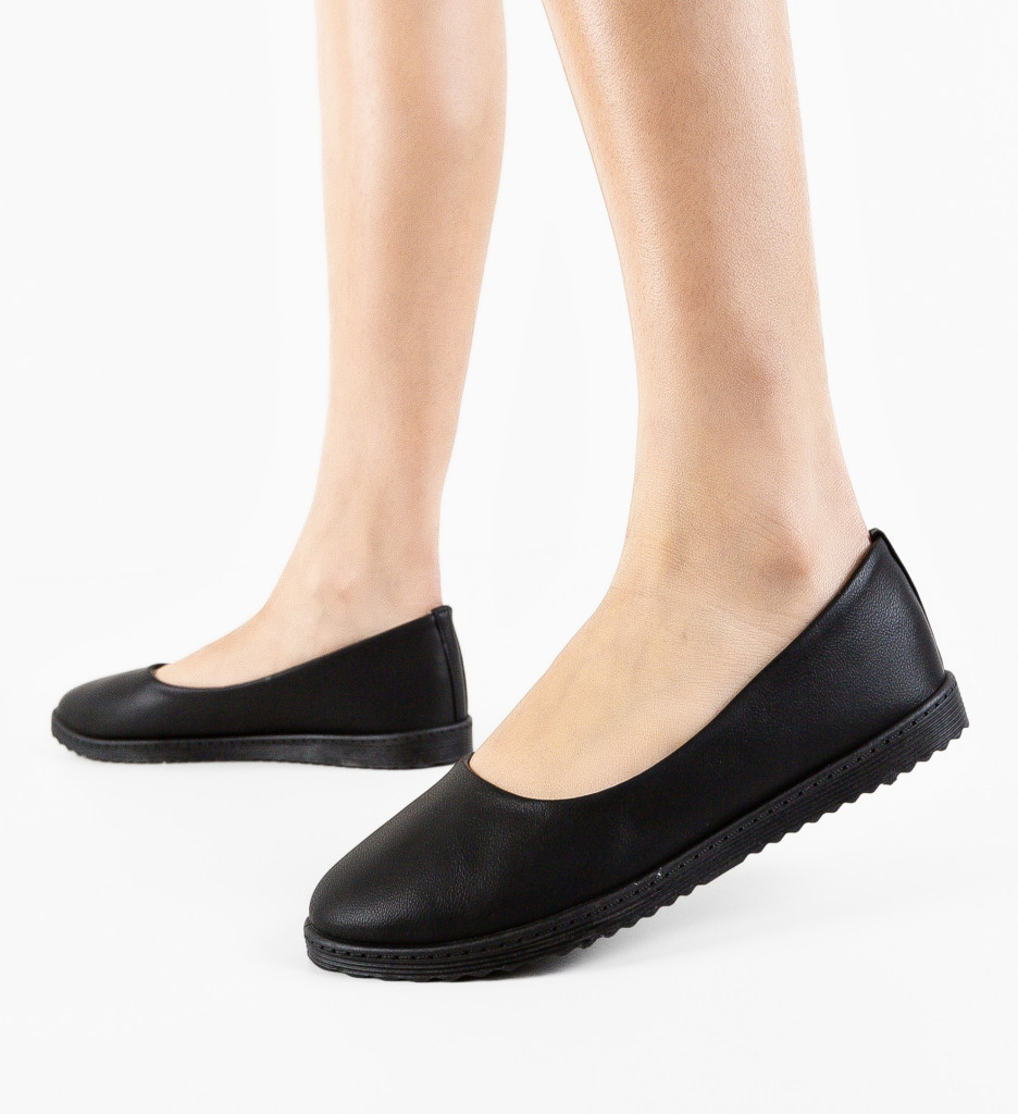 Espadrile Casual Balage Negre - 5 | YEO