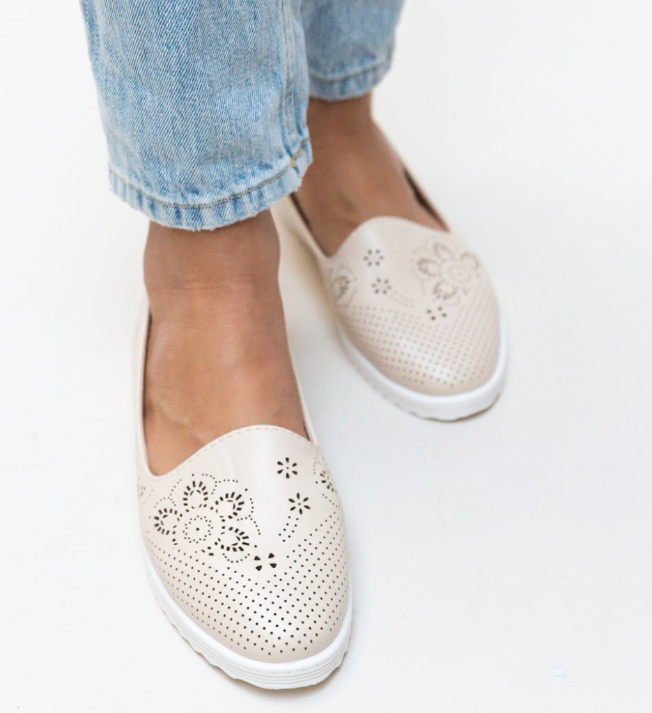 Espadrile Casual Milye Bej - 1 | YEO