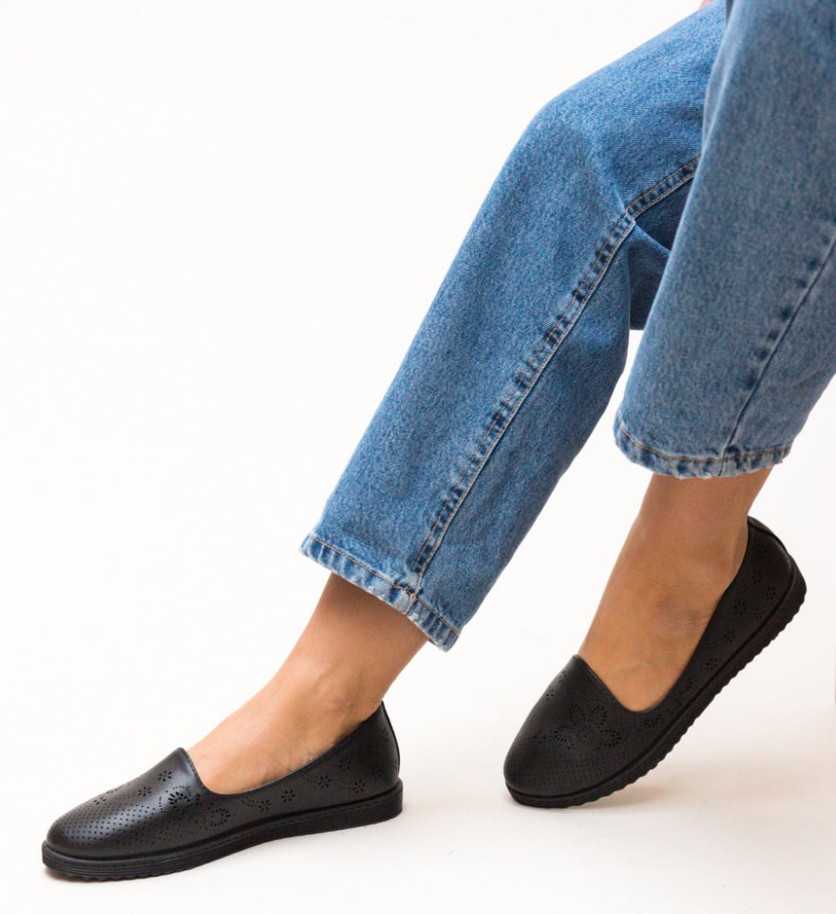 Espadrile Casual Milye Negre - 4 | YEO