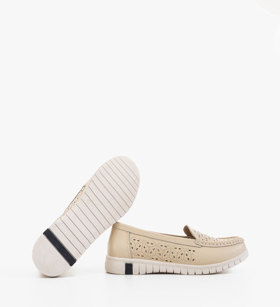 Espadrile dama Skrell Bej - 3 | YEO