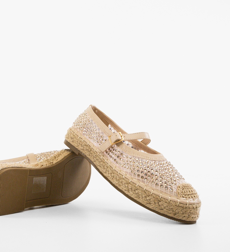 Espadrile dama Vera Bej - 4 | YEO